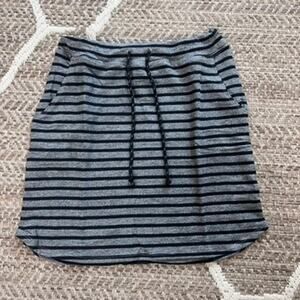 SUNDRY Striped Dolphin Hem Skirt Sz 1/S